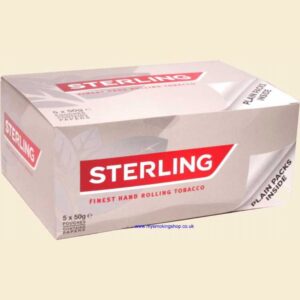 Sterling FINEST Hand Rolling Tobacco 5 x 50g Pouches