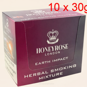 Honeyrose Earth Impact Herbal Smoking Mixture 10 x 30g Pouches