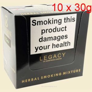 Honeyrose Legacy M (Menthol) Herbal Smoking Mixture 10 x 30g Pouches