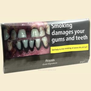 Royals Gold Signature Fine Cut Hand Rolling Tobacco 30g Pouch