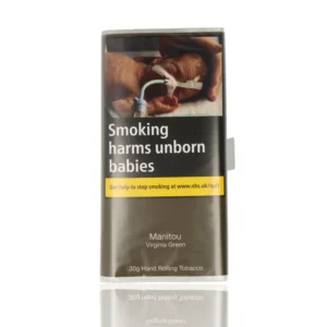 Manitou Virginia Green (Organic Additive Free) Hand Rolling Tobacco 30g Pouch